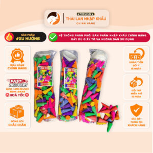 Trầm Hương Nụ MIX SCENT Nhiều Hương Hoa Thái Lan (100 nụ kèm chén sứ)