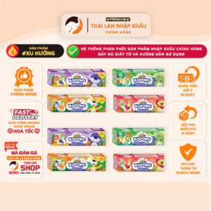 Kem đánh răng Kodomo cho bé 40gr Thái Lan, kem đánh răng trẻ em từ Thái Lan